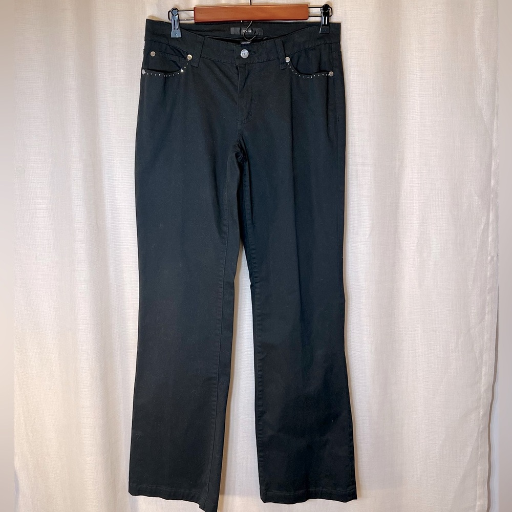 Noir Black Studded Jeans size 8R